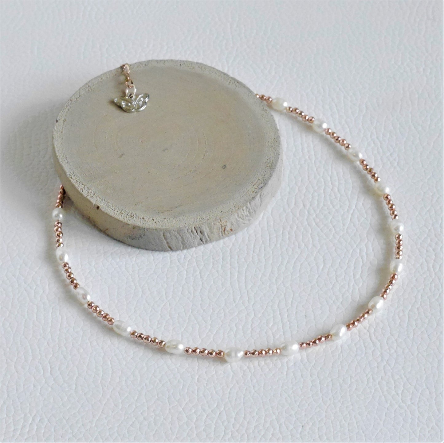 Choker Perle di Fiume e Ematite - Cris by Cristiana