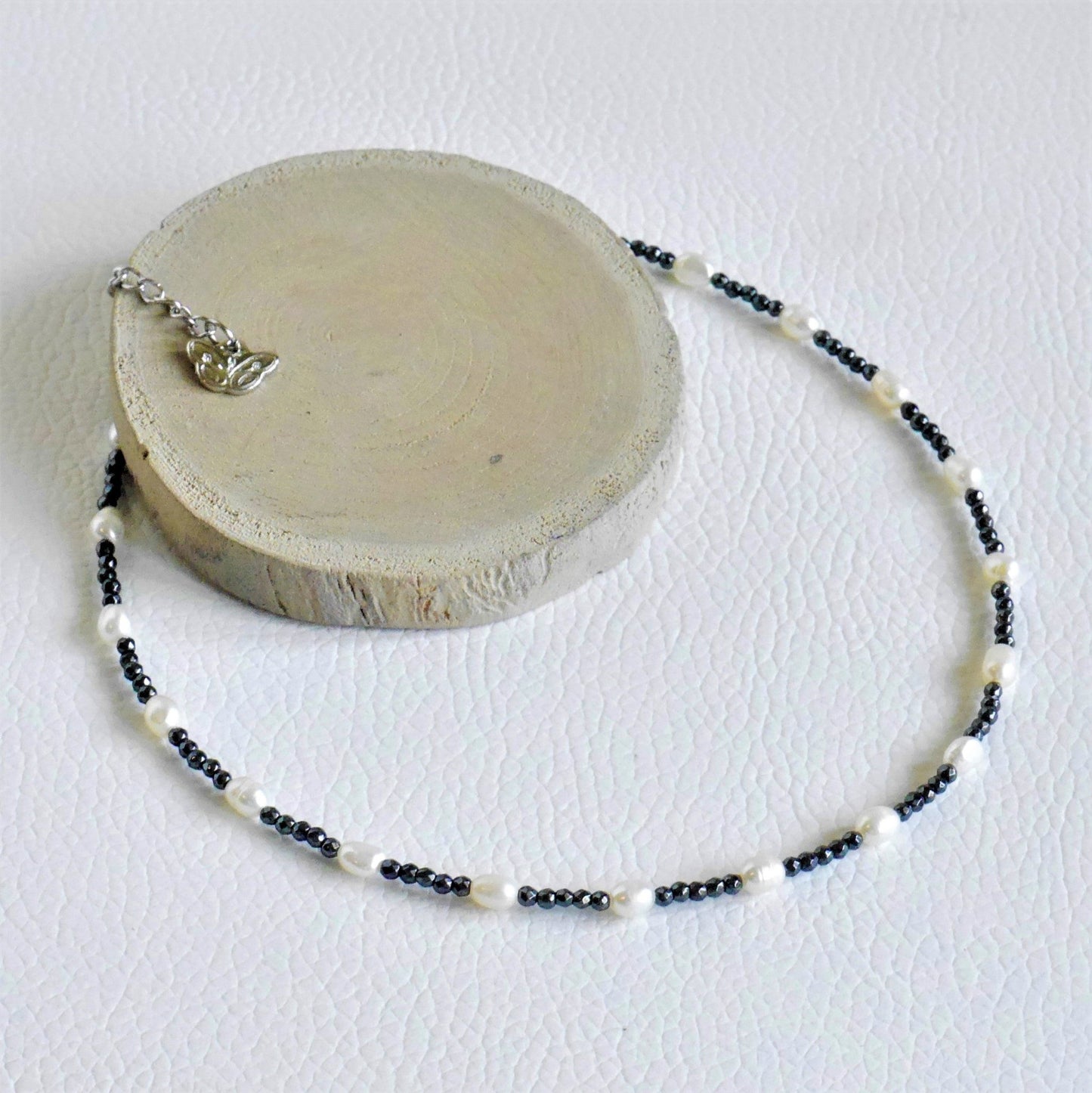 Choker Perle di Fiume e Ematite - Cris by Cristiana
