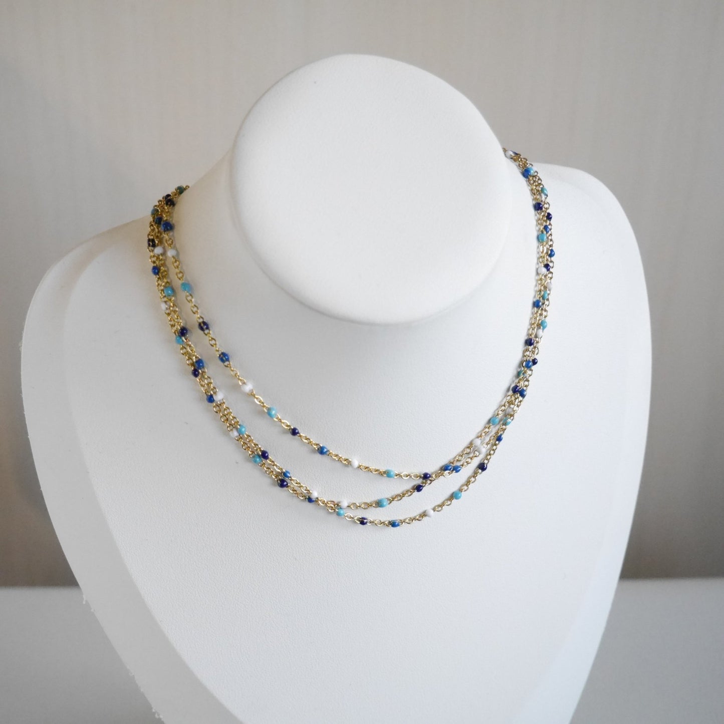 Choker tris palline smaltate - Cris by Cristiana