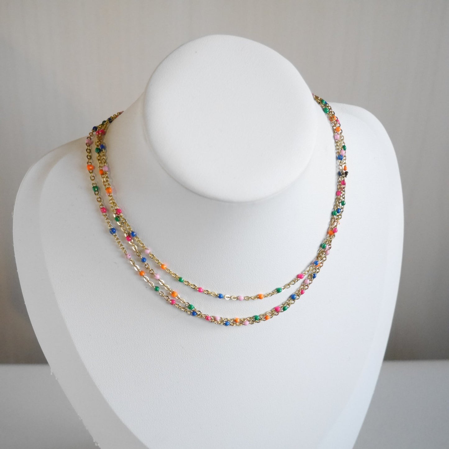 Choker tris palline smaltate - Cris by Cristiana