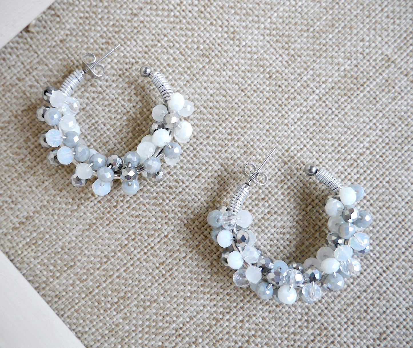 Orecchini Lucille Grappolo tre colori - Cris by Cristiana