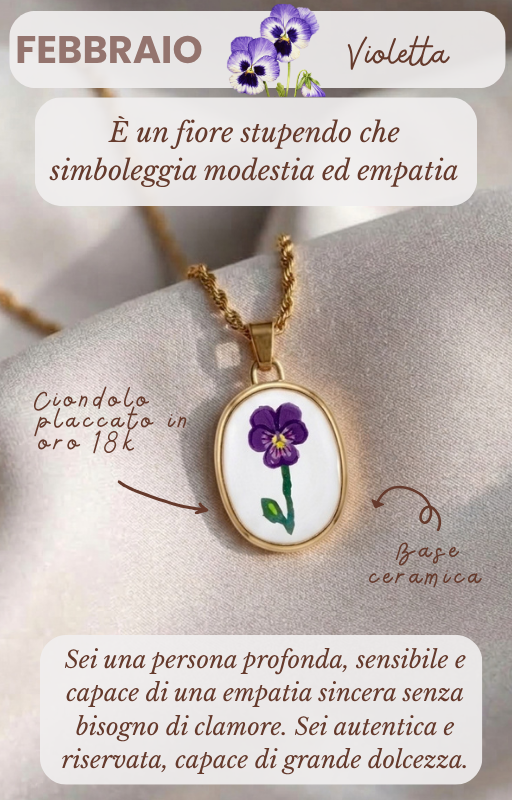 Febbraio - Violetta - Modestia ed Empatia