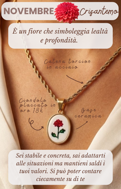 Novembre - Crisantemo - Lealtà e Profondità