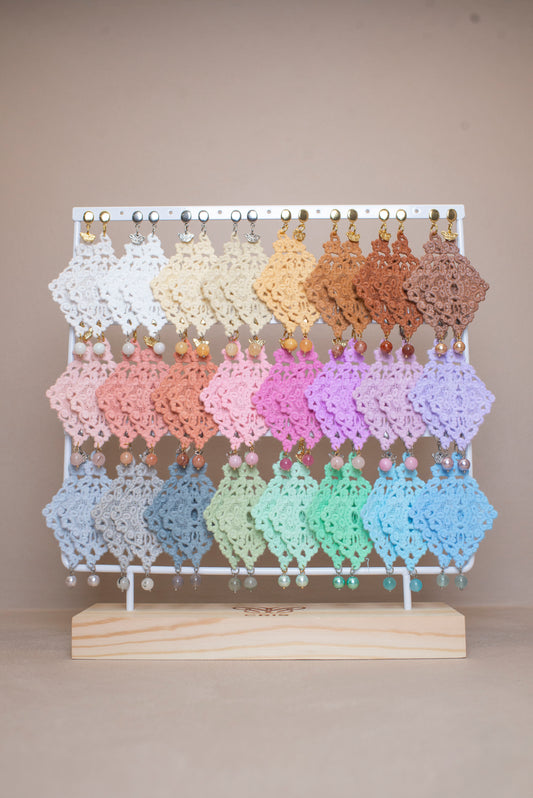 Orecchini in Macramè