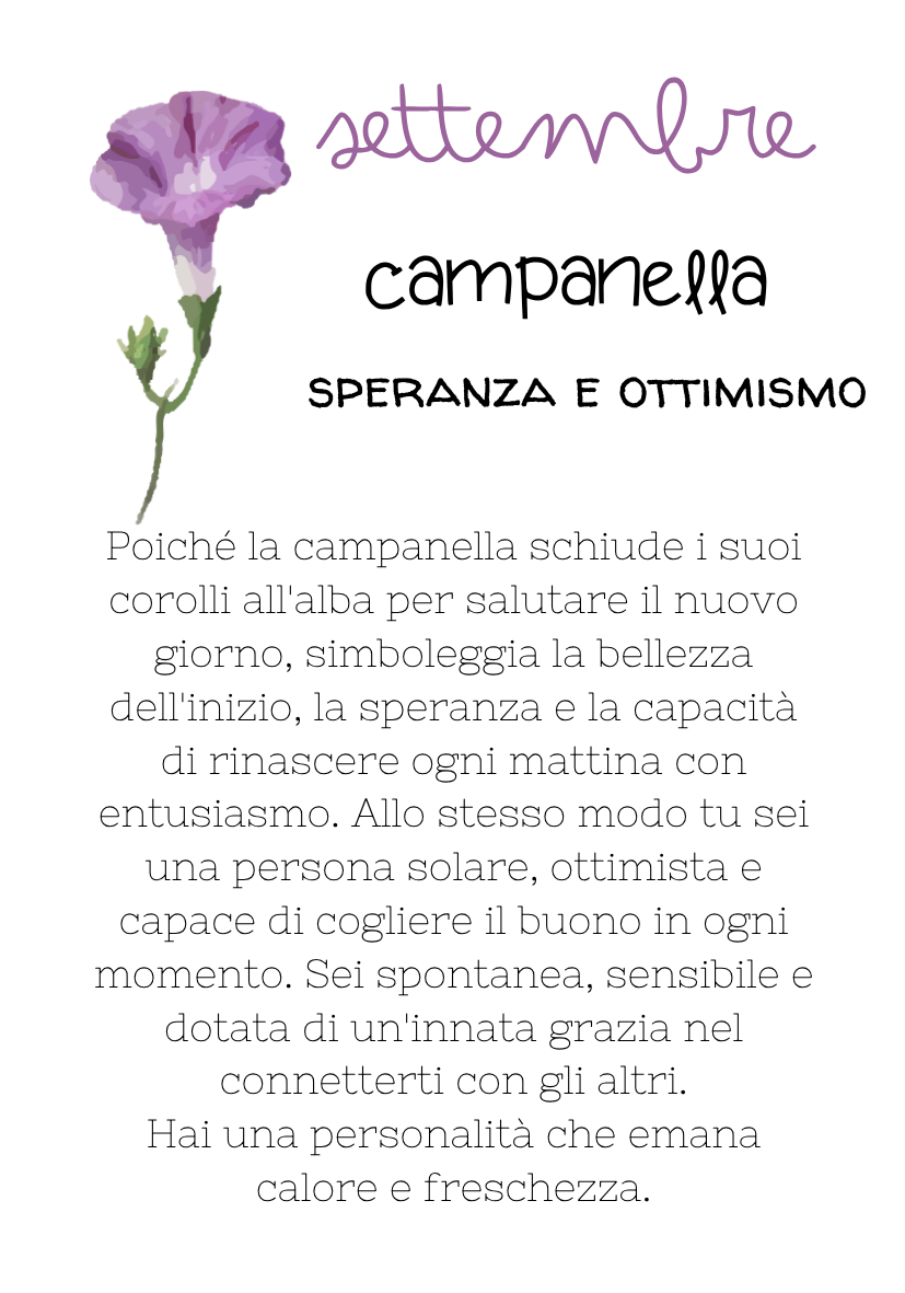 Settembre - Campanella - Speranza e Ottimismo