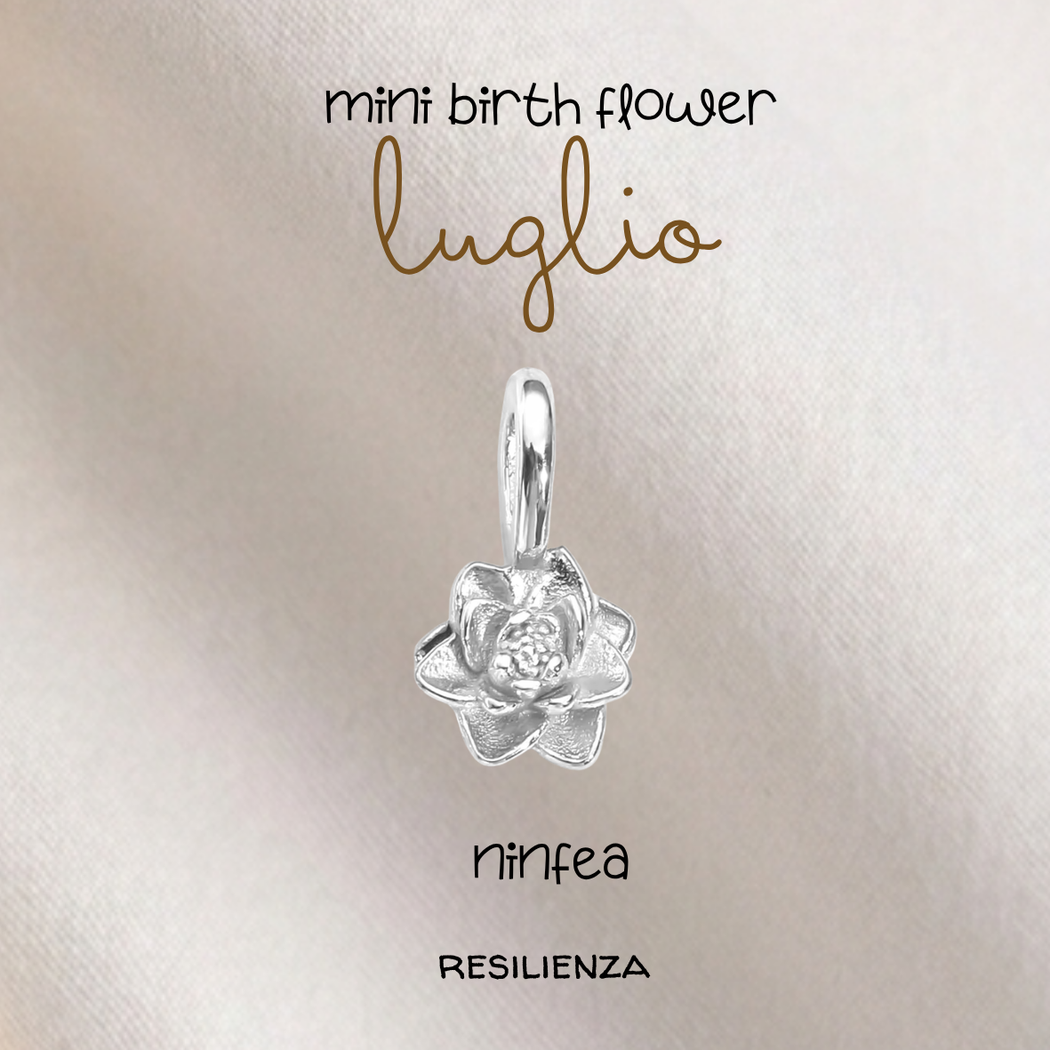 Ciondoli Mini Birth Flower Placcati argento 925