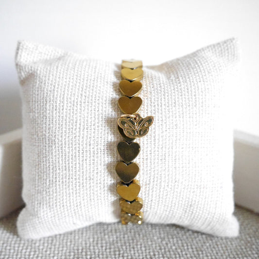 Bracciali ematite oro - Cris by Cristiana