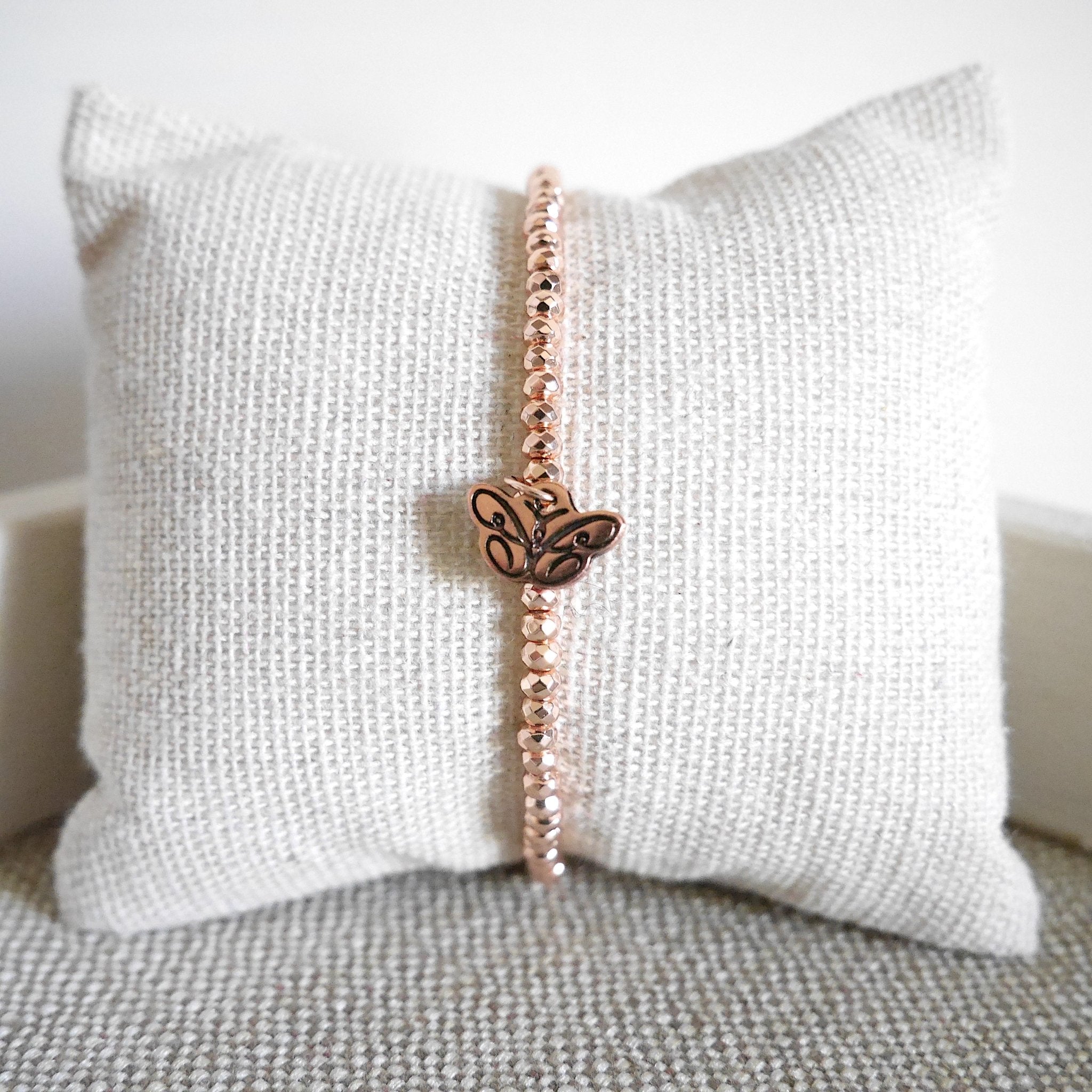 Bracciali ematite oro rosa