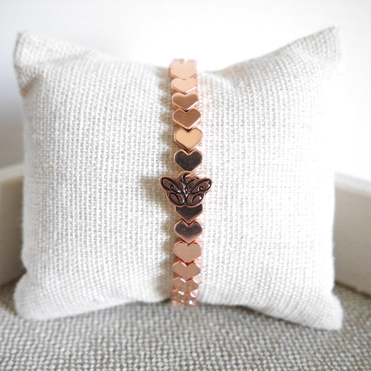 Bracciali ematite oro rosa - Cris by Cristiana