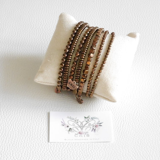 Bracciali ematite rame - Cris by Cristiana