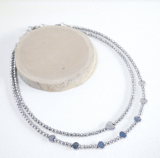 Choker ematite argento - Cris by Cristiana