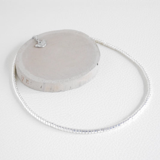 Choker ematite argento chiaro - Cris by Cristiana