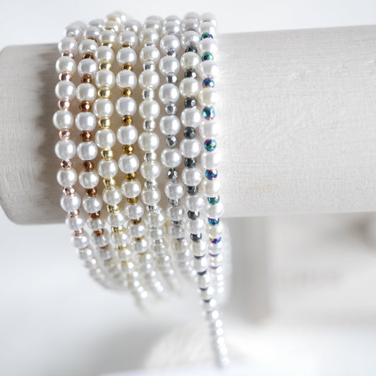 Choker Perle rotonde e Ematite - Cris by Cristiana