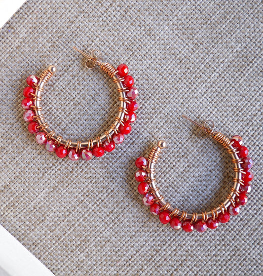 Orecchini Lucille cerchio midi - Cris by Cristiana