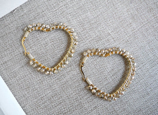 Orecchini Lucille cuore - Cris by Cristiana