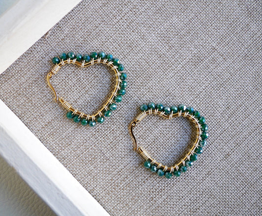 Orecchini Lucille cuore - Cris by Cristiana