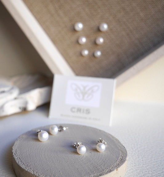 Orecchini perle di fiume - Cris by Cristiana
